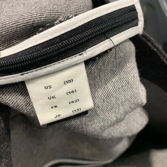 Adam Lippes Gray Pearl Pants Size 10 - Picture 5 of 6